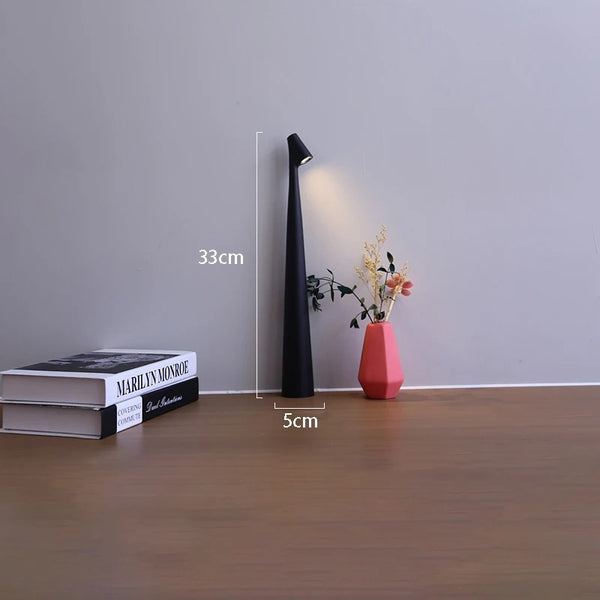 Nordic Minimalist Cordless Table Lamp - Rechargeable & Stylish Decor