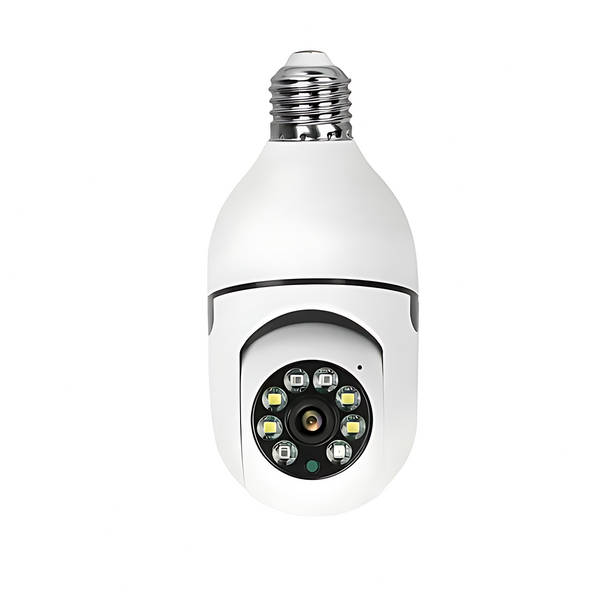HD Wireless Outdoor WiFi Surveillance Light Bulb Security Camera With Motion Detection