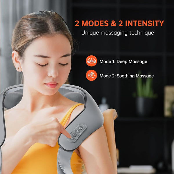 Electric Neck & Back Massager - Instant Pain Relief