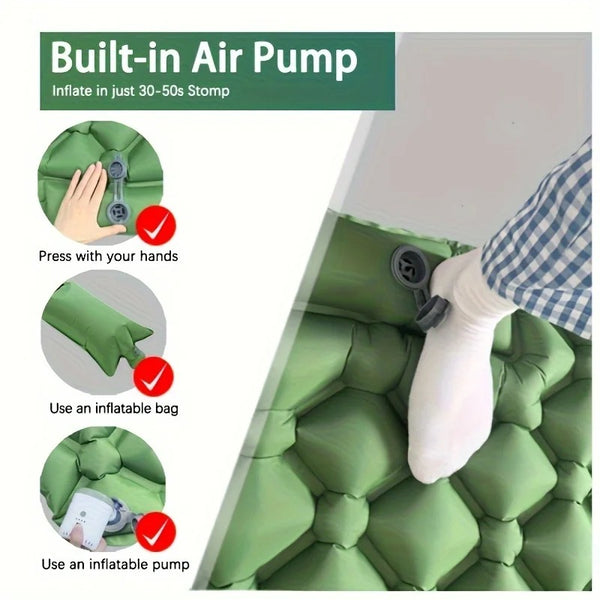 Camping Inflatable Mattress – Portable & Comfortable Air Bed for Outdoor Adventures