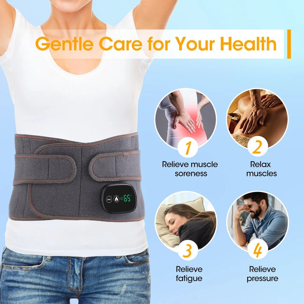 Electric Heating Waist Massage Belt For Back Pain
