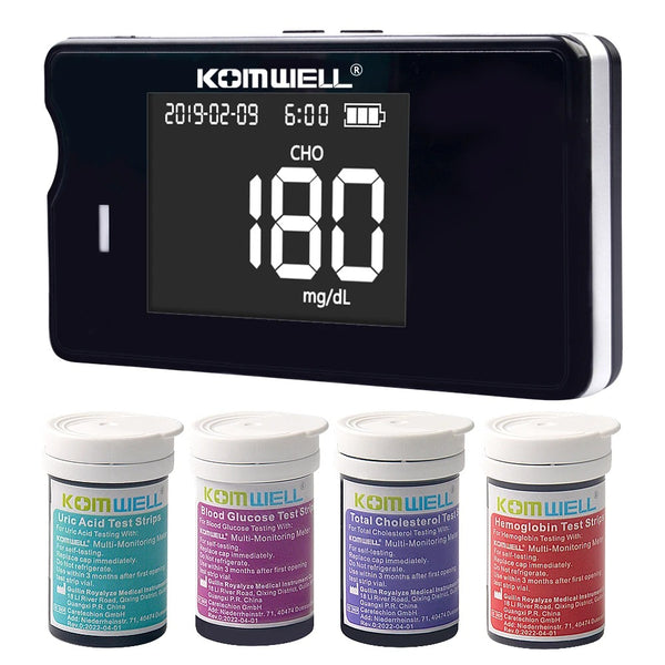 4 In 1 Multifunctional Health Monitor: Cholesterol, Glucose & Uric Acid