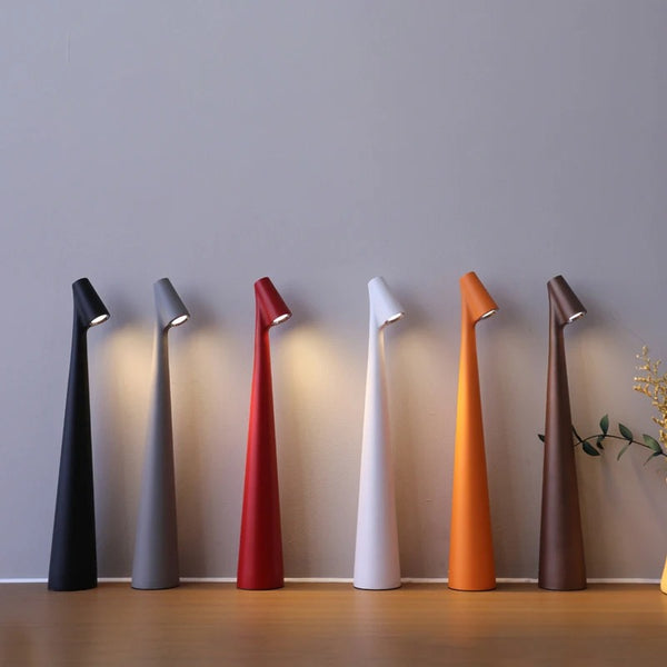 Nordic Minimalist Cordless Table Lamp - Rechargeable & Stylish Decor