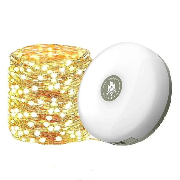 4 in 1 Camp Lights - String Lights with 8 Lighting modes
