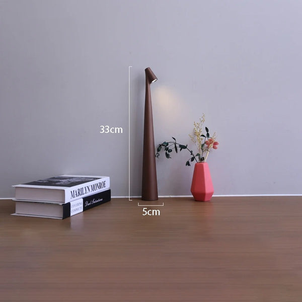 Nordic Minimalist Cordless Table Lamp - Rechargeable & Stylish Decor
