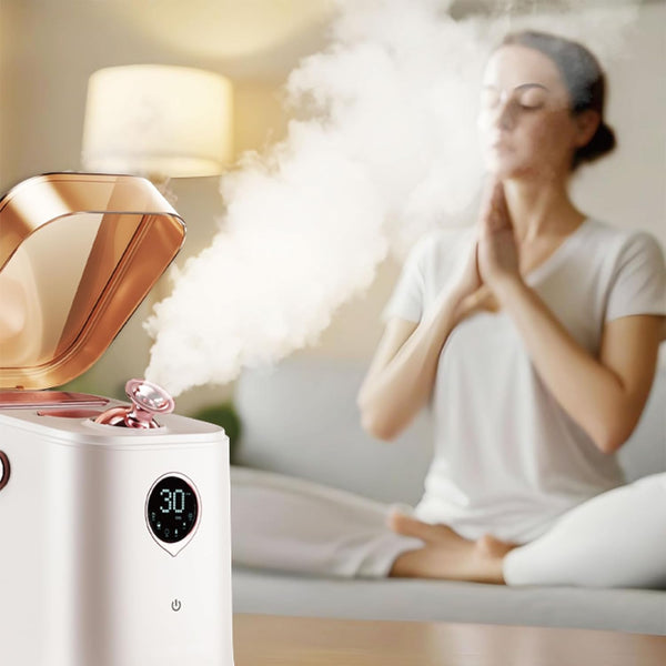 Professional 6-in-1 Ionic Facial Steamer for Deep Skin Cleaning