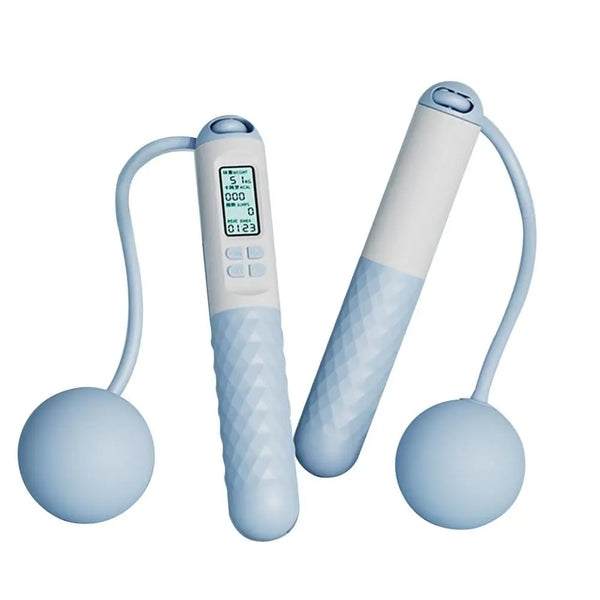 Weighted Cordless Jump Rope with Counter – Smart Fitness Skipping Rope for Home Workouts