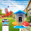 Smart Bird Feeder with Camera Solar Powered