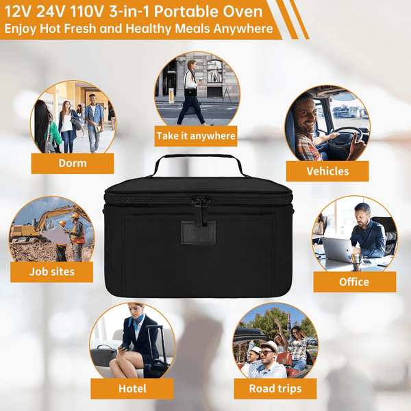 Portable Food Warmer Lunch Box – Electric Heated Container for On-the-Go Meals