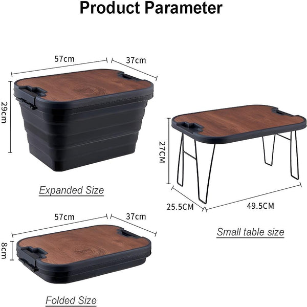 Collapsible Camping Box – Foldable Storage Bin for Outdoor Gear & Supplies