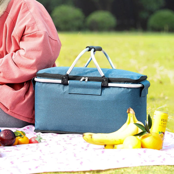 Collapsible Leakproof Picnic Basket – Foldable & Durable Storage for Outdoor Meals