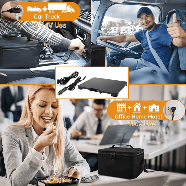 Portable Food Warmer Lunch Box – Electric Heated Container for On-the-Go Meals