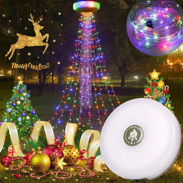 4 in 1 Camp Lights - String Lights with 8 Lighting modes
