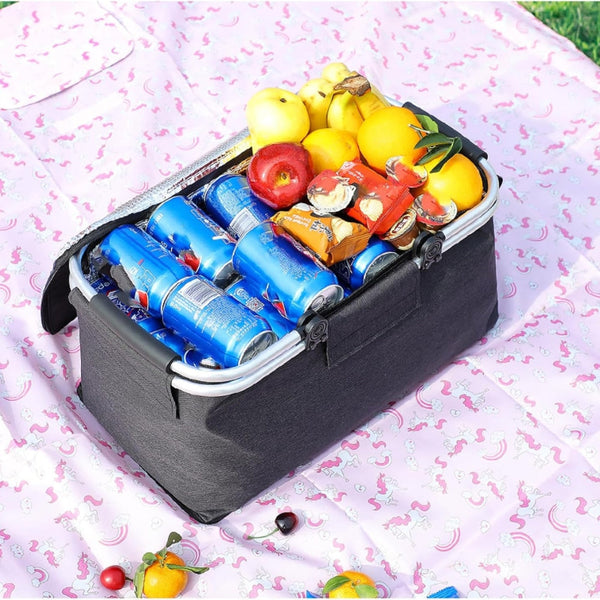 Collapsible Leakproof Picnic Basket – Foldable & Durable Storage for Outdoor Meals