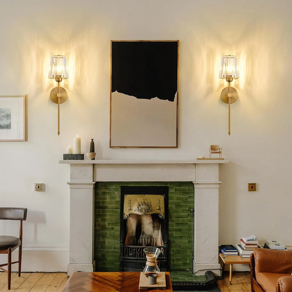 Crystal Wall Lamp with LED Lighting - Elegant Design for Home Decor 1