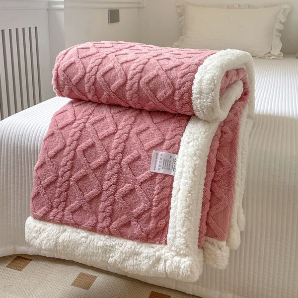 Fleece Blanket with Double Layer Design - Soft and Cozy Throw for Ultimate Warmth 11