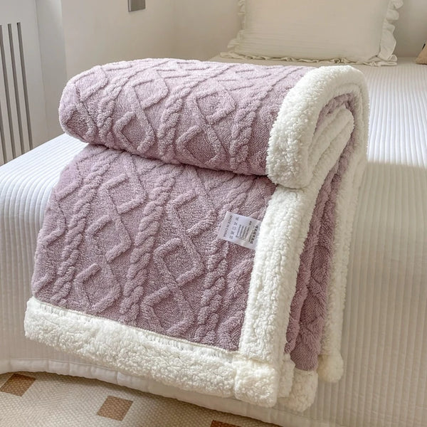 Fleece Blanket with Double Layer Design - Soft and Cozy Throw for Ultimate Warmth 9
