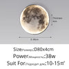 Variant image for Moon LED Wall Light – Adjustable Brightness and Color Temperature, Modern Wall Lamp for Bedroom, Living Room, and Hallway-23