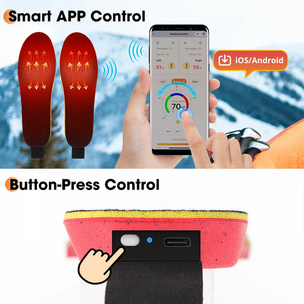 Heated Insoles with APP Control - Adjustable Temperature for Ultimate Comfort 2