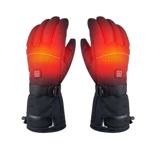 Heated Winter Gloves for Men and Women with 3 Heating Levels - Water-Resistant Thermal Gloves for Outdoor Activities 0