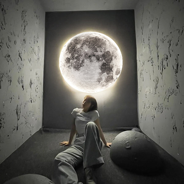 Moon LED Wall Light – Modern Wall Lamp for Bedroom, Living Room, and Hallway