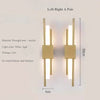 LED Staggered Wireless Wall Sconce – Usb Rechargeable Indoor Lighting for Modern Home Decor