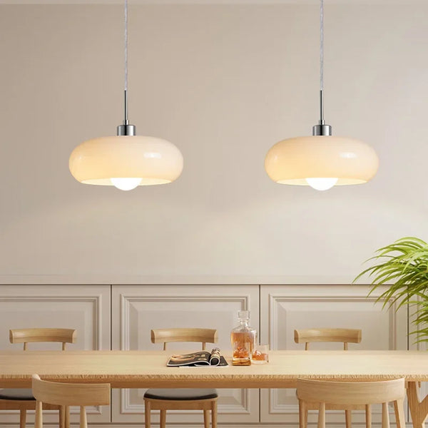 Modern Glass Pendant Light for Kitchen Island and Dining Room