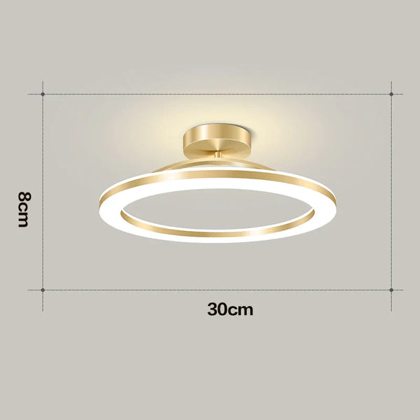 Modern LED Flush Mount Ceiling Light Fixture with Adjustable Color Temperature for Bedroom and Living Spaces