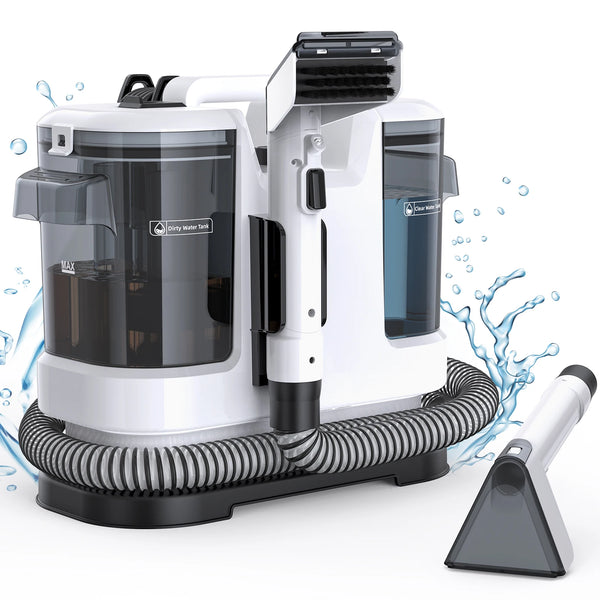 Powerful Carpet Cleaner with Dual Tanks & Extended Reach - Deep Clean for Home and Car 7