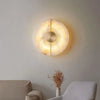 Modern Marble Wall Lamp Sconce with LED – Elegant Gold Copper Finish for Living Room and Bedroom