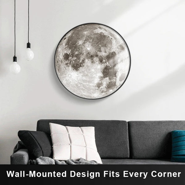Moon LED Wall Light – Modern Wall Lamp for Bedroom, Living Room, and Hallway