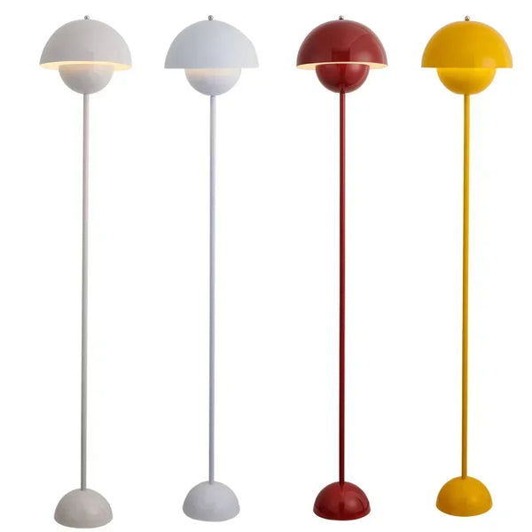 Danish Modern LED Floor & Table Lamp – Minimalist Bud Design with E27 Bulb