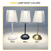 Rechargeable LED Touch Table Lamp – Nordic Dimmable Bedside Light with 3 Color Modes