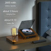Retro Wooden Bluetooth CD Player with USB and Optical Output