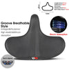Wide Ergonomic Bike Saddle for MTB E Bike and City Bicycle Comfort