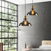 Industrial Glass Pendant Light – Retro Hanging Fixture for Home & Bar