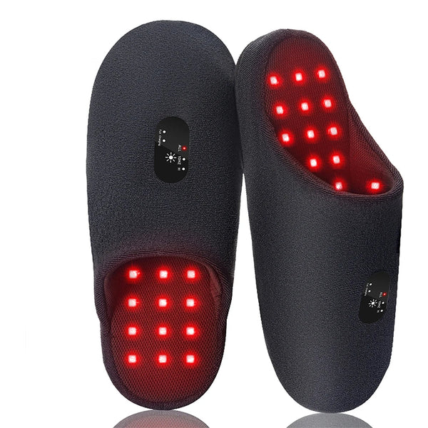 Red Light Therapy Slippers for Foot Pain Relief at Home