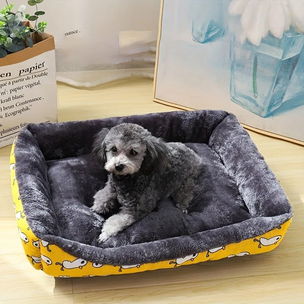 Soft Pet Sofa Bed for Dogs and Cats – Washable & Cozy Mat for All Sizes