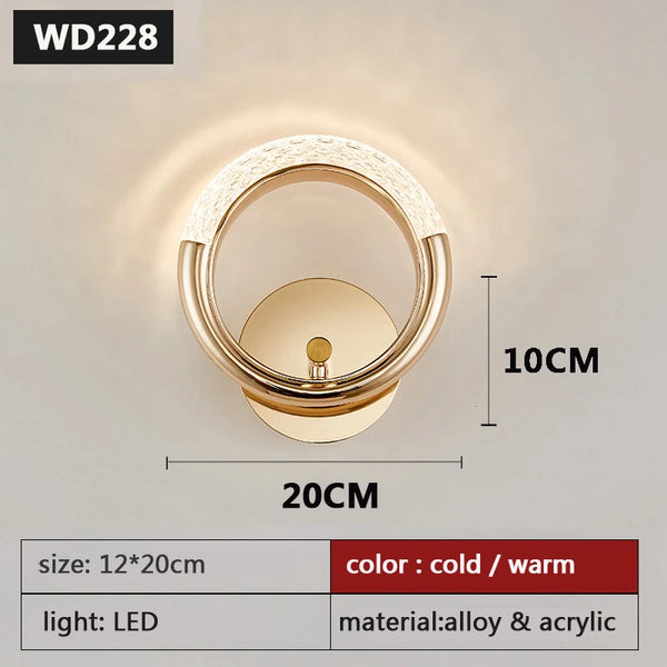 Variant image for Nordic Wall Lamp – Elegant Indoor Sconce Lighting for Bedroom and Living Room – Modern Wall Lights-4