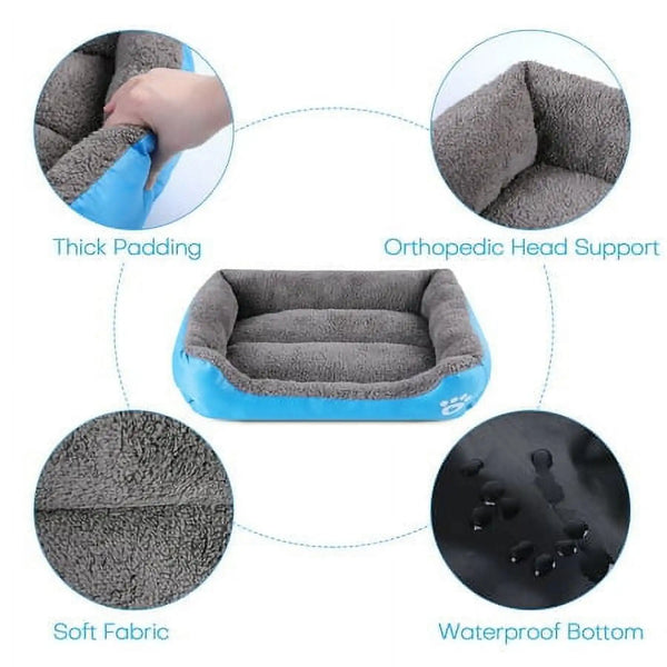 Soft Waterproof Dog Bed House for All Seasons – Multiple Sizes