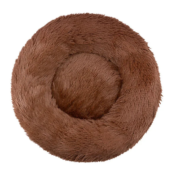 Super Soft Round Pet Bed – Plush, Cozy & Comfortable for Cats & Dogs