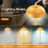 Rechargeable Wireless LED Touch Lamp – Modern Mushroom Design