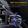 1080P WiFi Dual Camera Dash Cam – Front & Inside Car Camera with IR Night Vision & Loop Recording