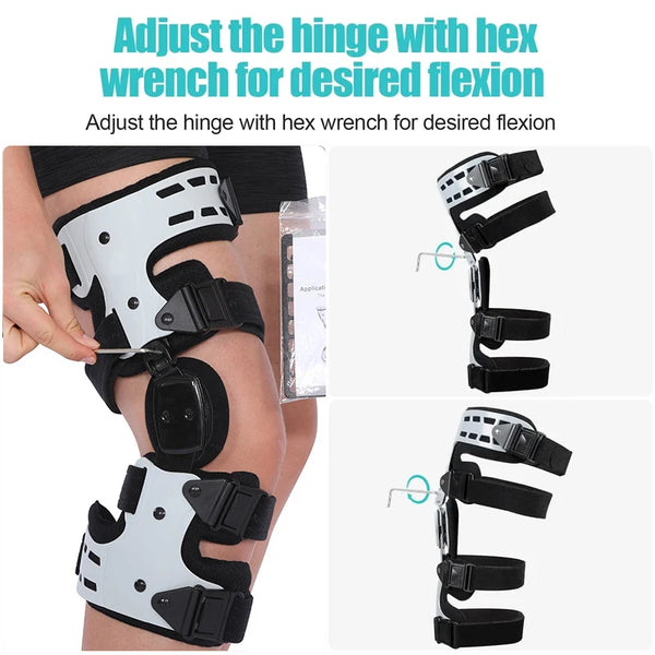 Adjustable Hinged Knee Brace for ACL MCL Meniscus and Arthritis Support