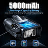4K Infrared Night Vision Binoculars with Zoom, 600m Range, 3" Screen & 5000mAh Battery