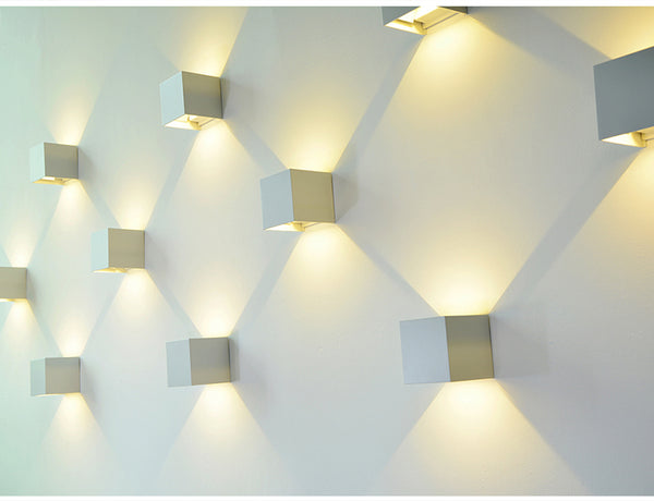 Intelligent Motion Sensor Cube Wall Lights – USB Rechargeable, No Drill Installation