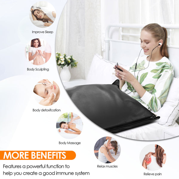 Infrared Sauna Blanket – Portable Heated Detox & Relaxation Therapy