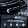 HD Industrial Endoscope Camera with 4.3" IPS Screen & 8 LEDs