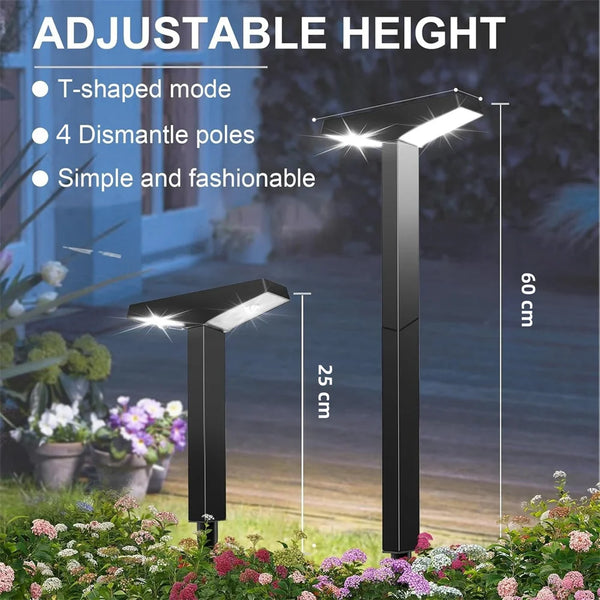 Solar Garden Path Lights Waterproof Outdoor LED Landscape Lamps