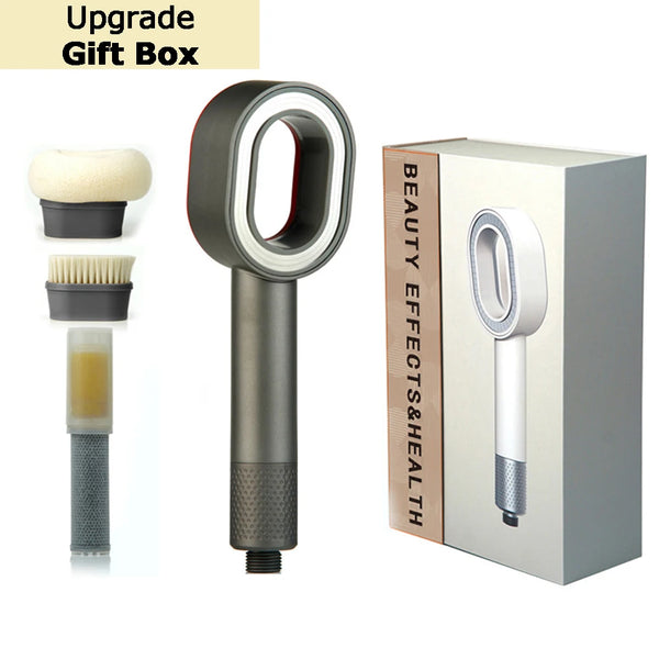 High Pressure Filtered Shower Head with Vitamin C and Carbon Filters